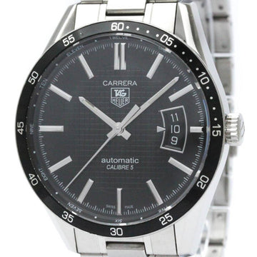 TAG HEUERPolished  Carrera Calibre 5 Steel Automatic Mens Watch WV211M BF567383