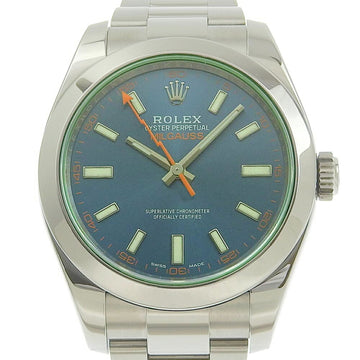 ROLEX Milgauss Men's Automatic Watch Z Blue 116400GV Random Number