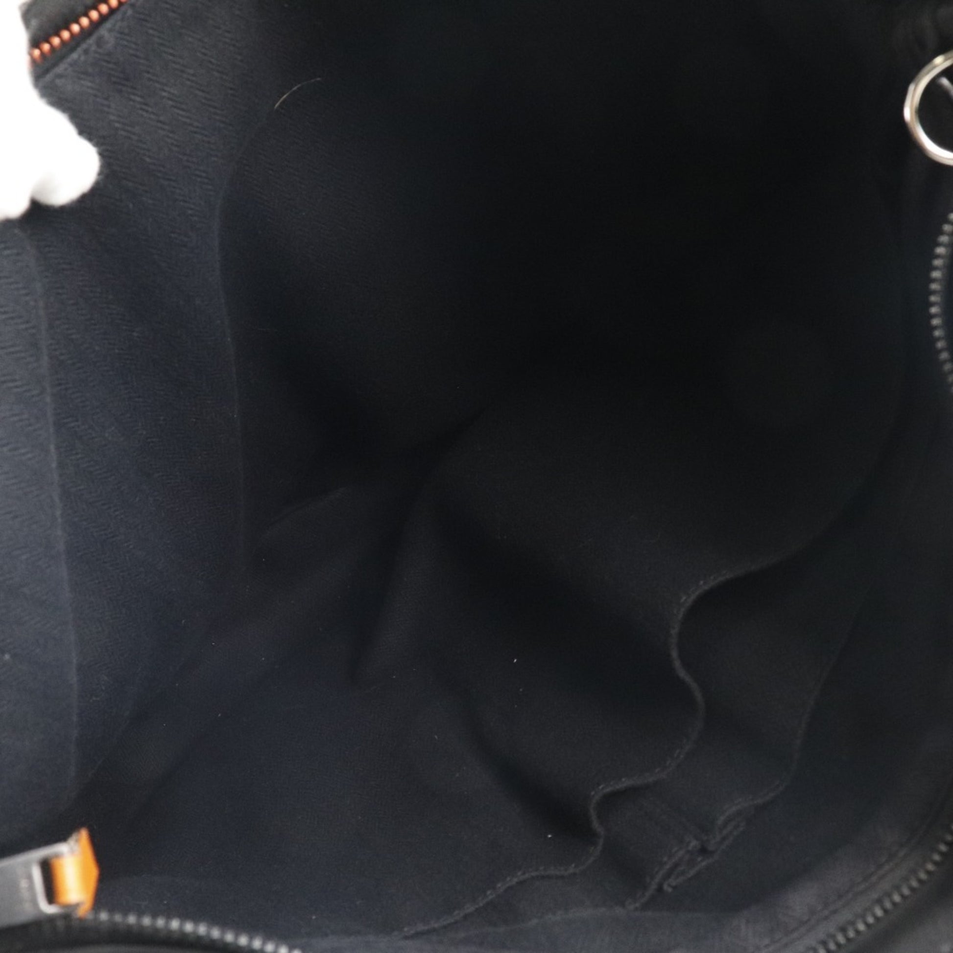 HERMES Caravan Horizontal Tote 2WAY Voderma Leather Shoulder Bag(Dark –  Moschinm
