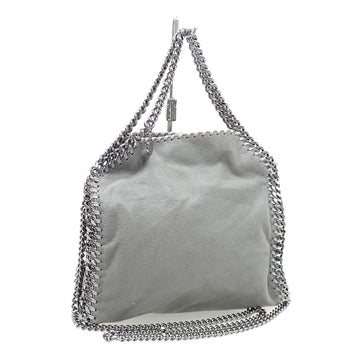 STELLA MCCARTNEY Falabella Tote Bag Women's Gray Polyester 371223 W9132 Handbag Chain Shoulder