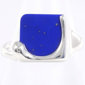 TIFFANY Splash Square Silver Ring No. 13 Lapis Lazuli Total Weight Approx. 4.3g Jewelry