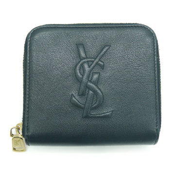 YVES SAINT LAURENT Saint Laurent bi-fold wallet leather black 352906