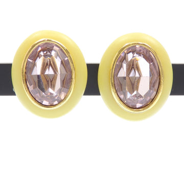 CELINE Bijou Earrings Women's GP Pink Yellow A210749
