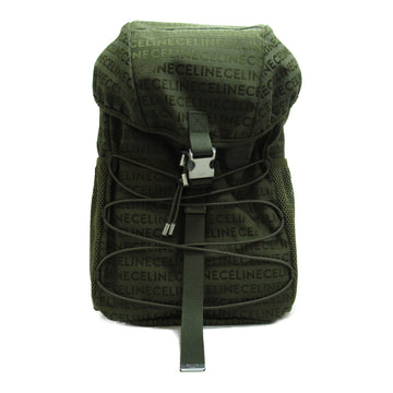CELINE Medium Tracking Backpack Khaki Nylon 1984615KH