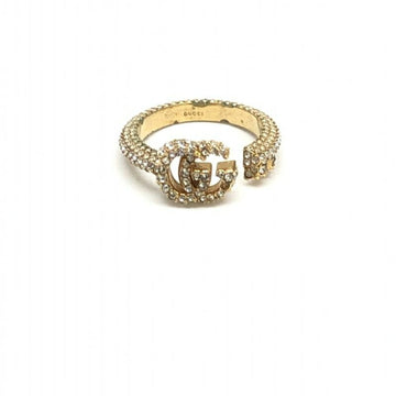 GUCCI Double G Ring with Crystal No. 18
