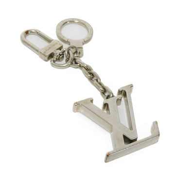 LOUIS VUITTON Keychain Portocre Initial LV Signature Keyring Bag Charm Logo Metal Silver M65071 Men Women