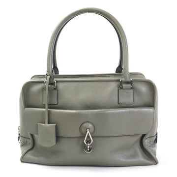 LOEWE handbag leather khaki ladies h29450a