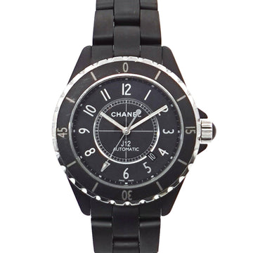 Chanel J12 42mm men's watch H3131 matte black ceramic date automatic self-winding