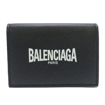 BALENCIAGA Women's Trifold Wallet 594312.1090.S 000959 Leather Black