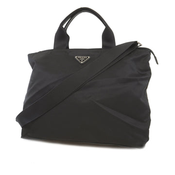 Prada 2WAY Bag Test Women's Nylon Handbag,Shoulder Bag Black