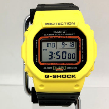 CASIO G-SHOCK Watch DW-5600TB-1 THROW BACK 1983 Black Yellow Digital Quartz ITJ55Z44M5KO