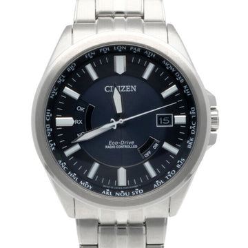 SEIKO eco-drive watch stainless steel H145 SO73545 S men