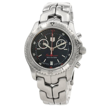 TAG HEUER CT1113 Link Sea Racer Watch Stainless Steel SS Men's