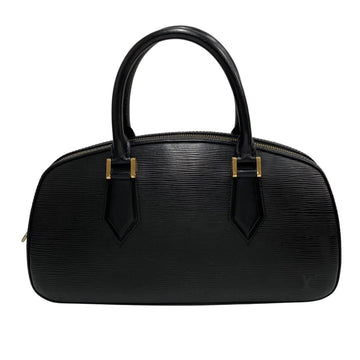 LOUIS VUITTON Jasmine Epi Leather Genuine Handbag Mini Boston Bag Black Noir 16813