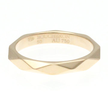 BOUCHERON Facette Ring Medium Pink Gold [18K] Fashion Diamond Band Ring Pink Gold