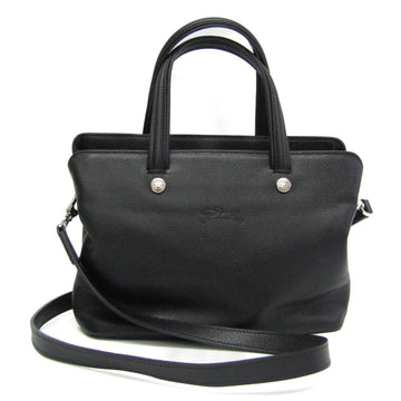 LONGCHAMP Le Foulonne 1099 021 047 Women's Leather Handbag,Shoulder Bag Black