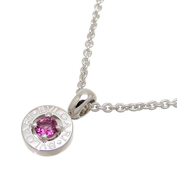 Bvlgari 750WG Pink Sapphire Women's Necklace 750 White Gold