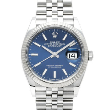 ROLEX Datejust 36 126234 Bright Blue Dial Watch Men's