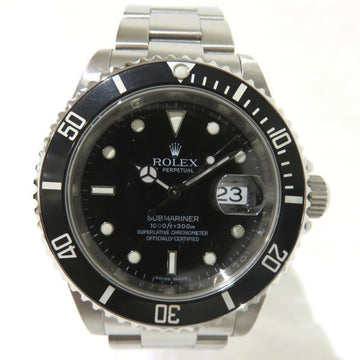Rolex Submariner Date 16610 Automatic Volume V Series Overhauled Watch Wristwatch Men's