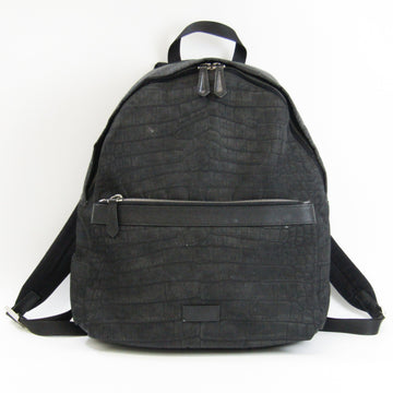 Fendi 7VZ012 Unisex Nylon Backpack Black,Gray