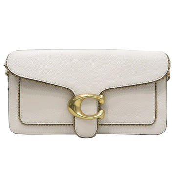 COACH Tabby Shoulder Bag 26 73995 Handbag Ivory Leather Women Men