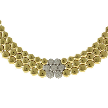 PIAGET necklace 18K K18 yellow gold diamond ladies