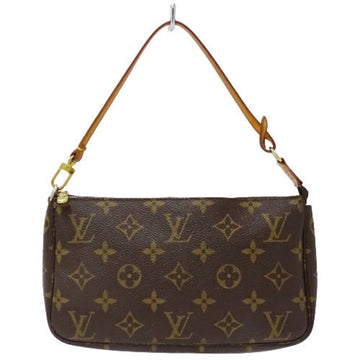 Louis Vuitton Pouch Monogram Women's Hand Handbag Pochette Accessoire M51980 Brown