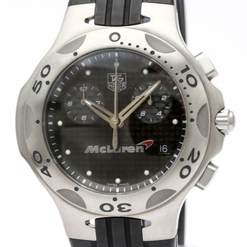 TAG HEUER Kirium Mclaren Chronograph LTD Edition Titanium Watch CL1182 BF549531
