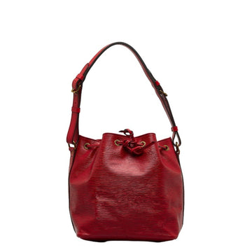 LOUIS VUITTON Epi Petit Noe One Shoulder Bag Handbag M44107 Castilian Red Leather Ladies