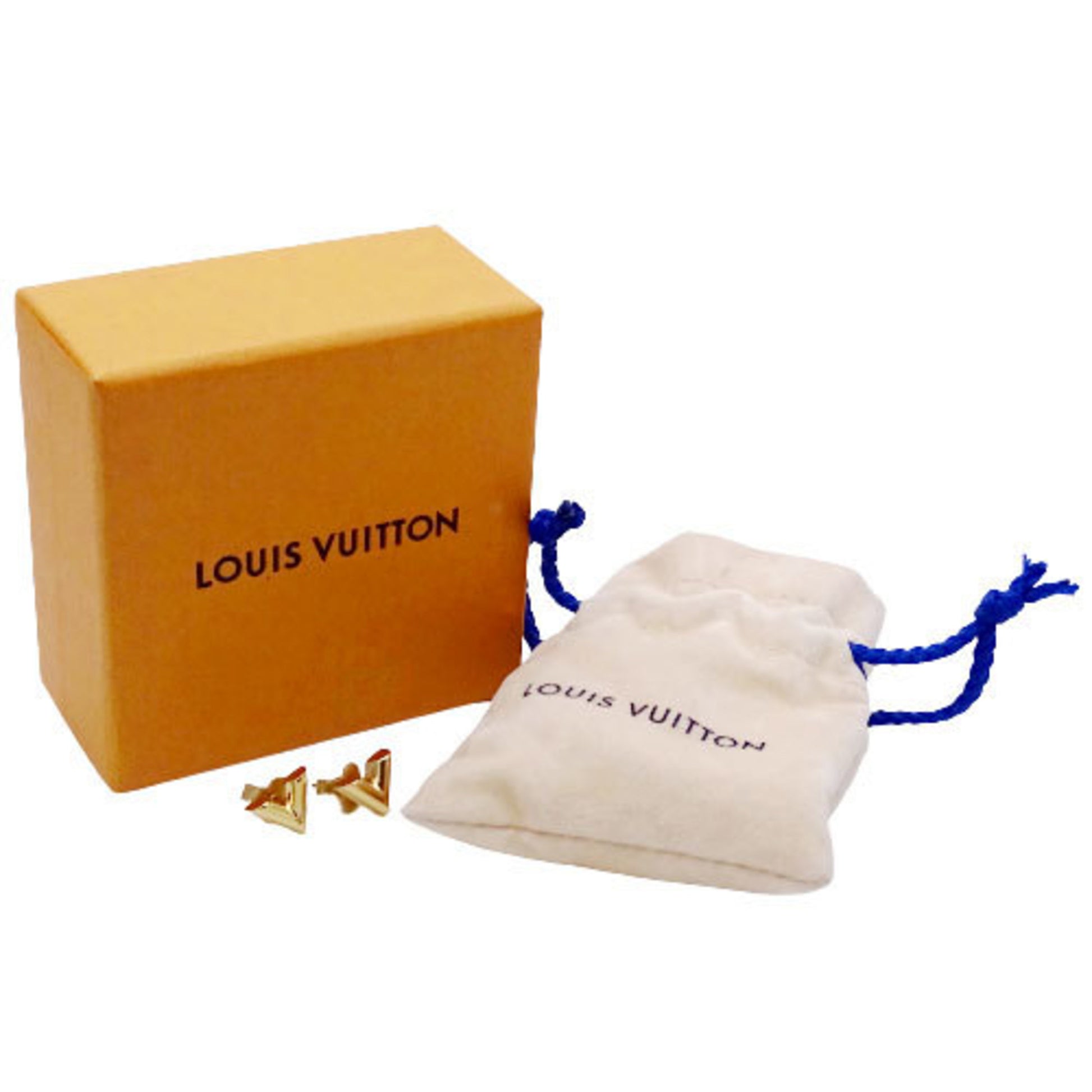 Shop Louis Vuitton Essential v stud earrings (M68153, M63208) by BabyYuu