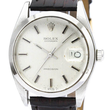 ROLEXVintage  Oyster Date Precision 6694 Steel Hand-winding Mens Watch BF560822