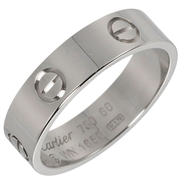 CARTIER Love Ring Size 19.5 7.1g K18WG White Gold