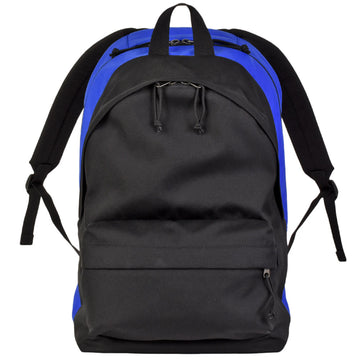 BALENCIAGA two-tone backpack black × blue nylon canvas rucksack