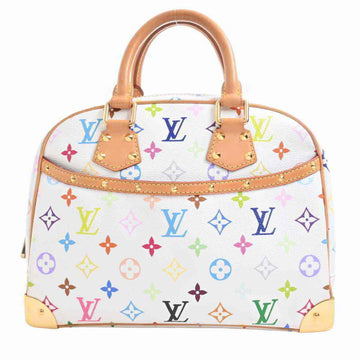 LOUIS VUITTON Multi Trueville Handbag White / Multicolor PVC Leather