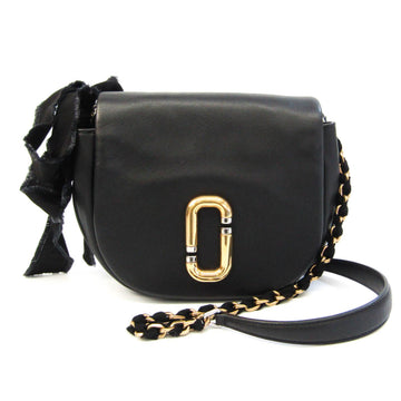 Marc Jacobs KIKI M0010258 Women's Leather Shoulder Bag Black