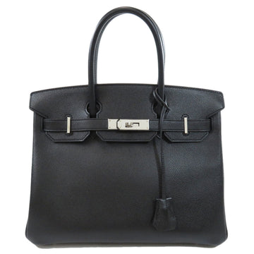 HERMES Birkin 30 Epson black handbag ladies