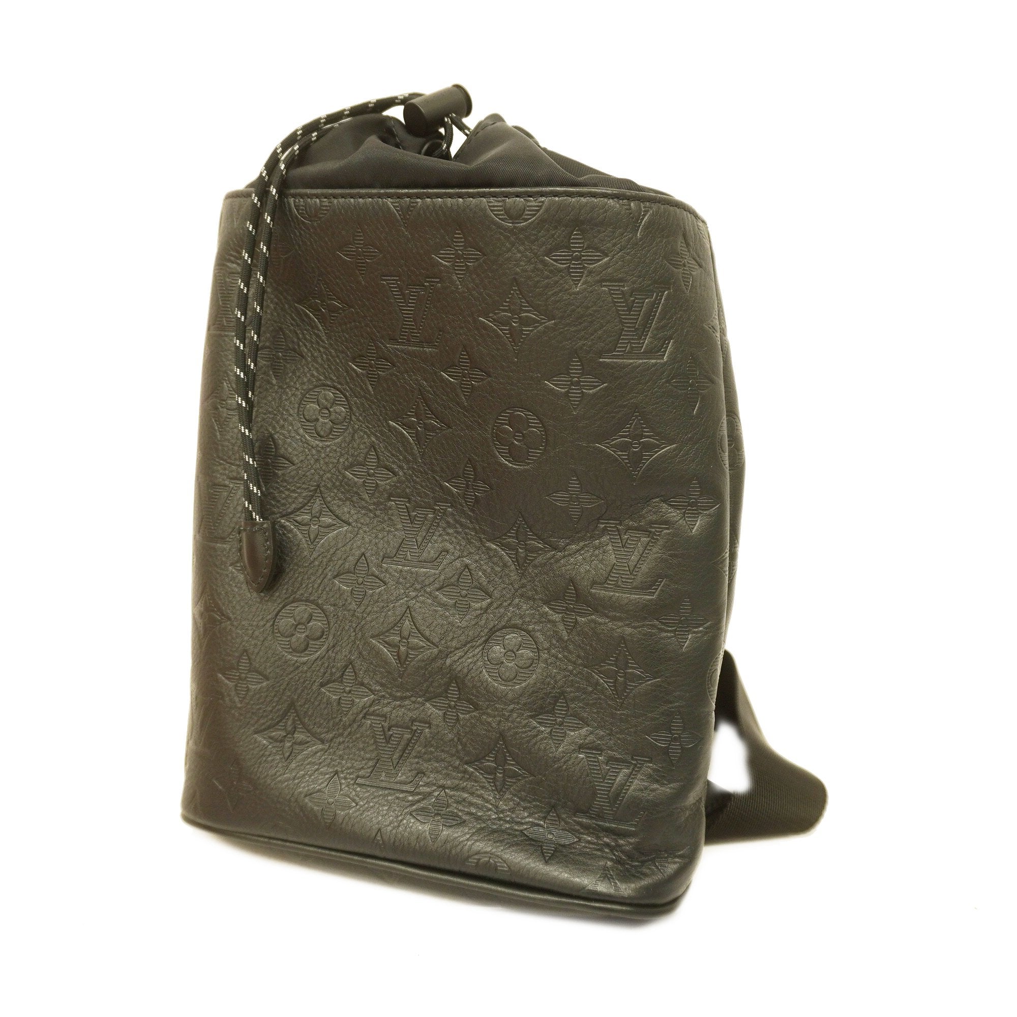 Auth Louis Vuitton Monogram Shadow Racer Sling Bag M46107 Men's Shoulder  Bag,Sling Bag Noir