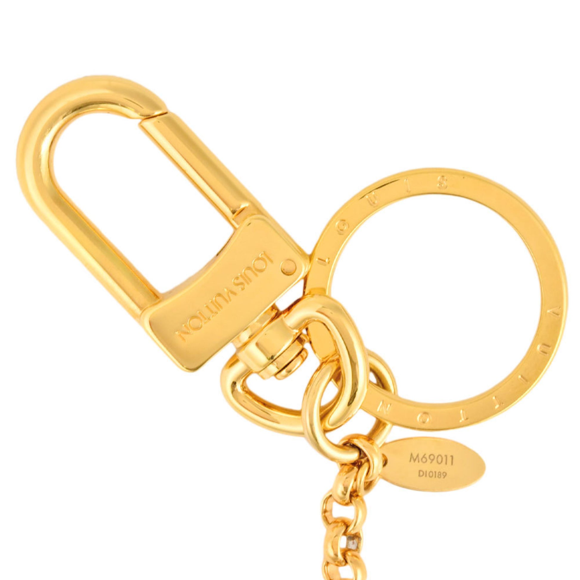 LOUIS VUITTON Anneau Cles Key Ring Gold Tone M62694 LV Auth th3536