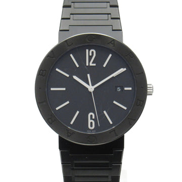 BVLGARI  DLC Wrist Watch watch Wrist Watch BB41S/103540 Mechanical Automatic Black Stainless Steel BB41S/103540