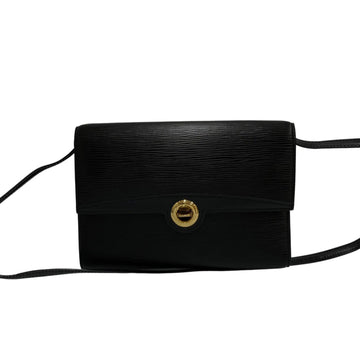 LOUIS VUITTON Vintage Arche Epi Leather Genuine Mini Shoulder Bag Pochette Black