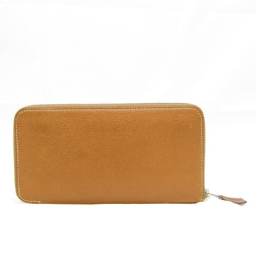 HERMES Azap Silk In Long Women,Men Epsom Leather Long Wallet [bi-fold] Gold