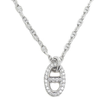HERMES Farandole Necklace Diamond K18WG SH size