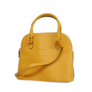 FENDIAuth  2WAY Bag Women's Leather Handbag,Shoulder Bag Light Brown