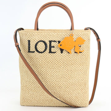LOEWE Standard Tote Bag A563R18X02 Raffia Women's