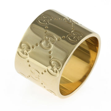 Gucci K18 Ring / Icon Wide No. 12 Gold Ladies 18K Accelerating