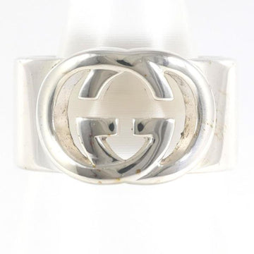 GUCCI Interlocking G Silver Ring Size 12 Total Weight Approx. 9.6g Jewelry Wrapping Free