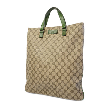 Gucci Tote Bag 131253 Women's GG Supreme Handbag,Tote Bag Beige,Green