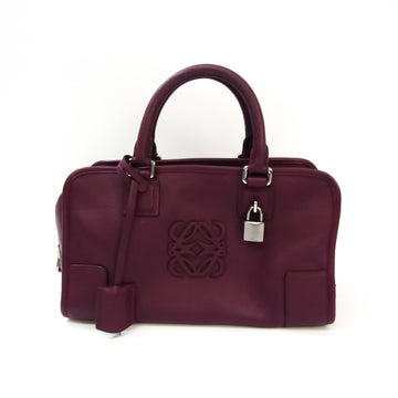 Loewe Amazona 28 Women's Leather Handbag Purple