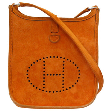 Hermes Evelyn TPM Dobris Orange Shoulder Bag H Engraved 0069HERMES