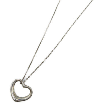 TIFFANY Open Heart Elsa Peretti Silver 925 Necklace Ladies